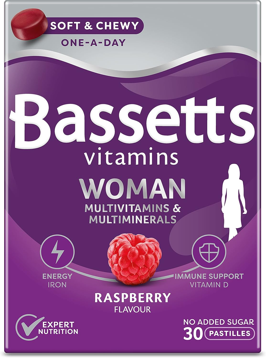 Bassetts Vitamins Woman Multivitamins & Multiminerals Raspberry Flavour 30 Gummy...