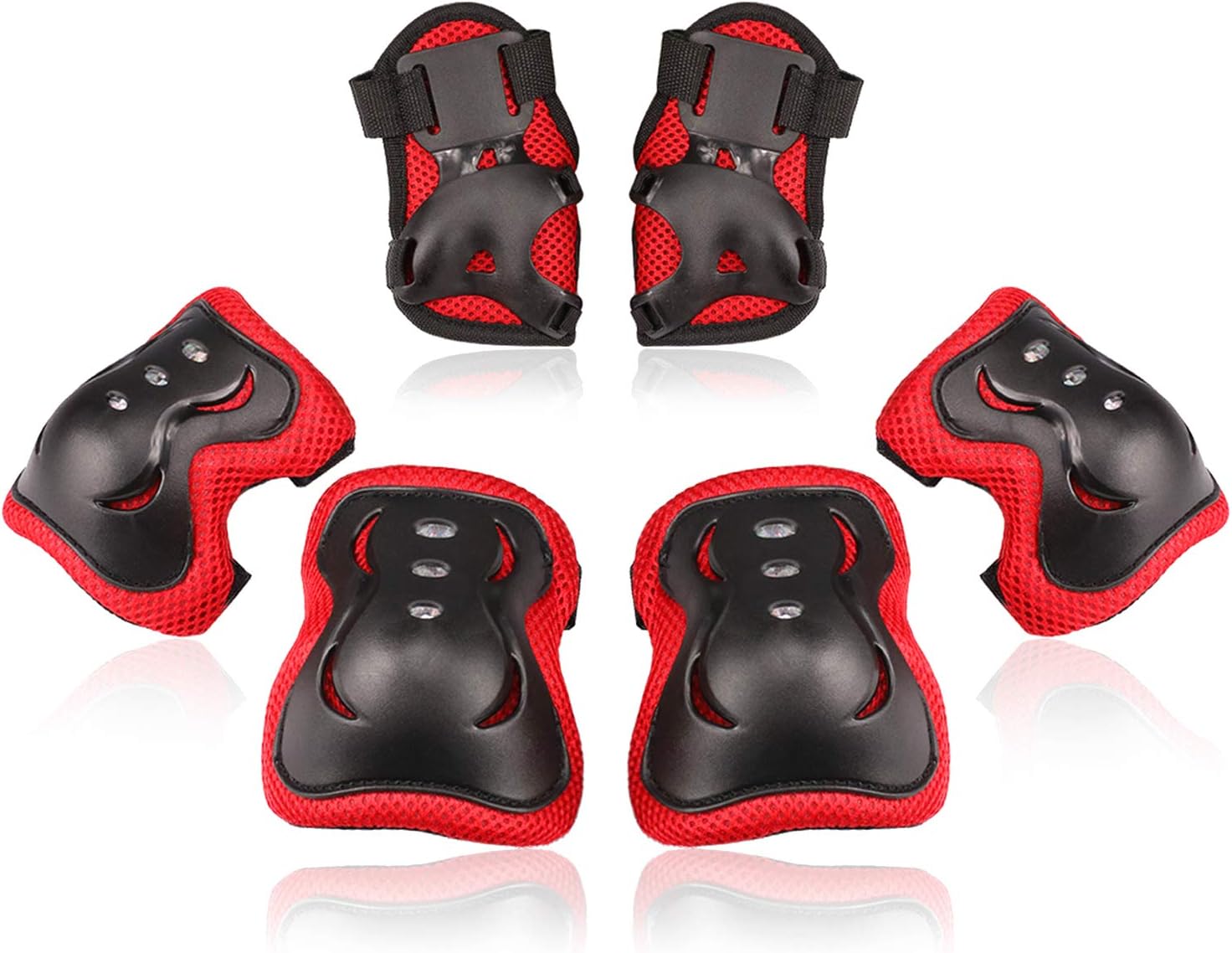 BOSONER Kids/Youth Knee Pad Elbow Pads Guards Protective Gear Set for Roller Ska...