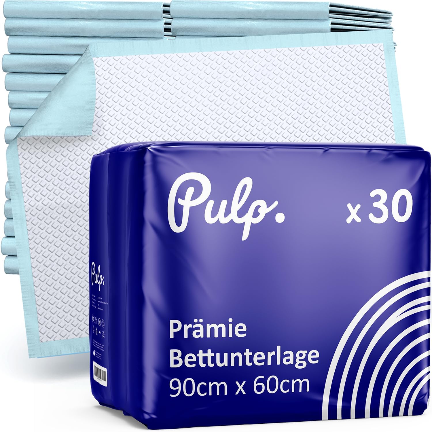 30 x PULP Premium Incontinence Bed Pads 60 x 90cm | Disposable Incontinence Pads...
