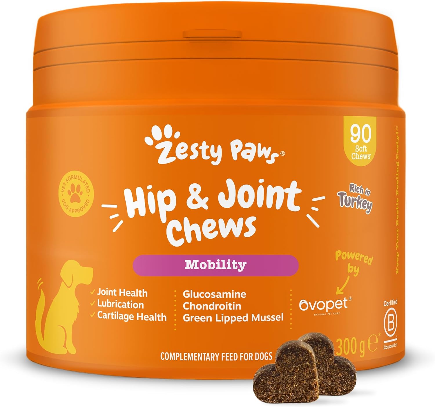 Zesty Paws Hip & Joint Mobility & Joint Supplement for Dogs | Hip and Joint Dog...