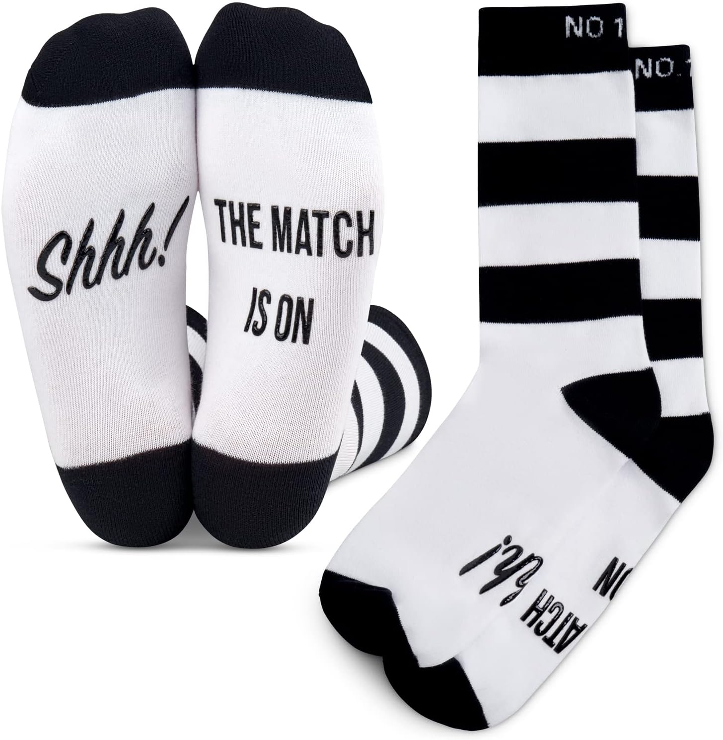 Football Fan Lounge Socks - Great Gift For Football Fans - 'Shhh! The Match Is O...