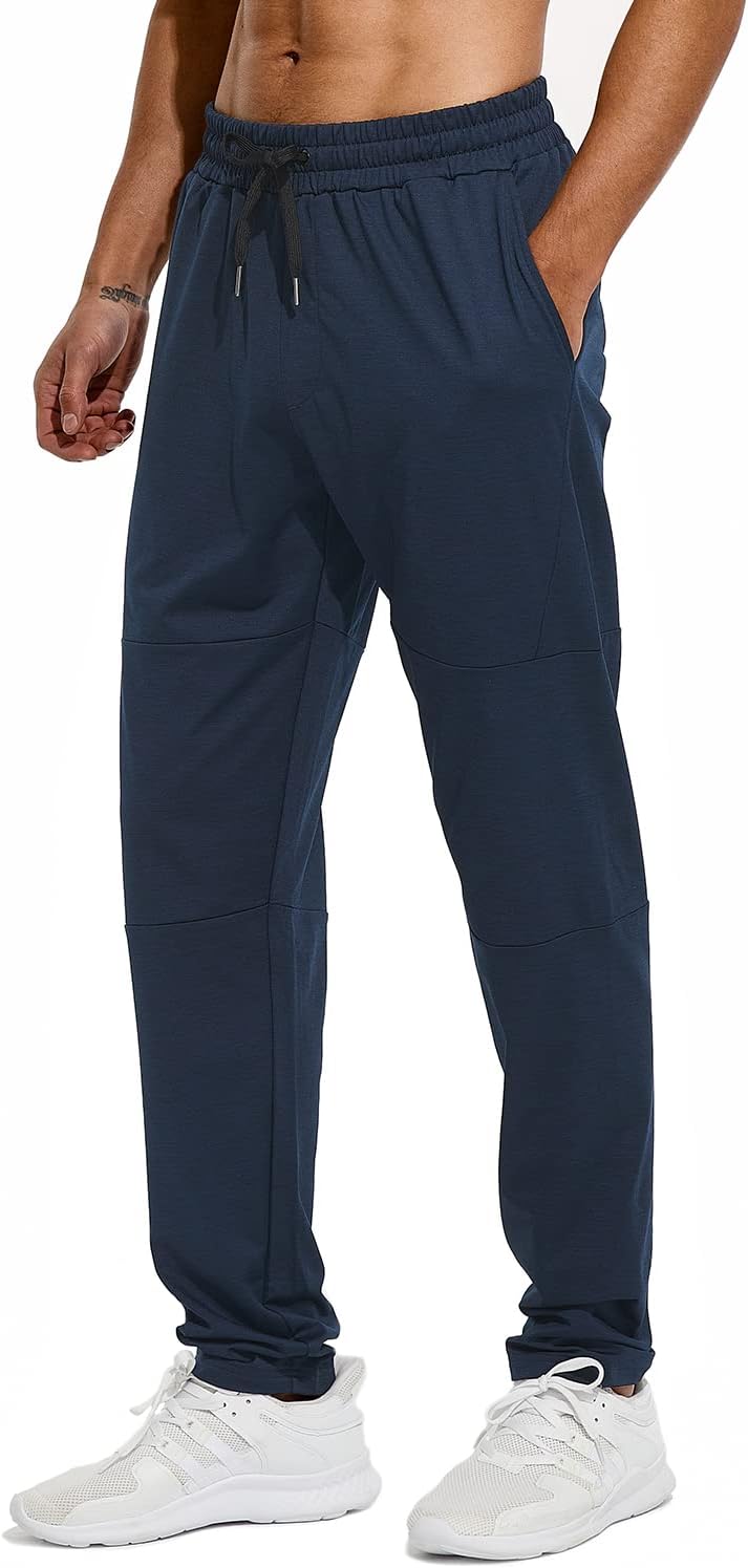 HODOSPORTS 32"/34"/36"/38"/40" Inseam Tall Mens Sweatpants Zipper Pocket Extra T...