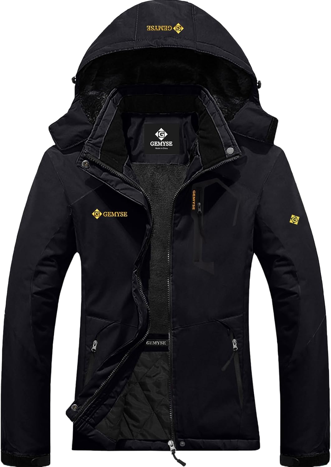 GEMYSE Women's Ski Snow Jacket Warm Winter Waterproof Coat Snowboard Rain Jacket...