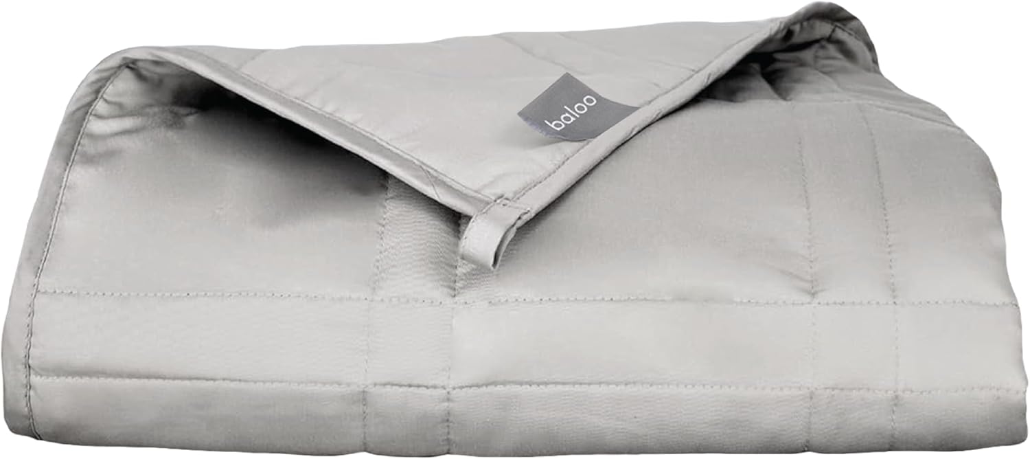 Baloo Weighted Blanket for Adults (Silver Sage - 15lbs 60"x80" - Full & Queen Si...