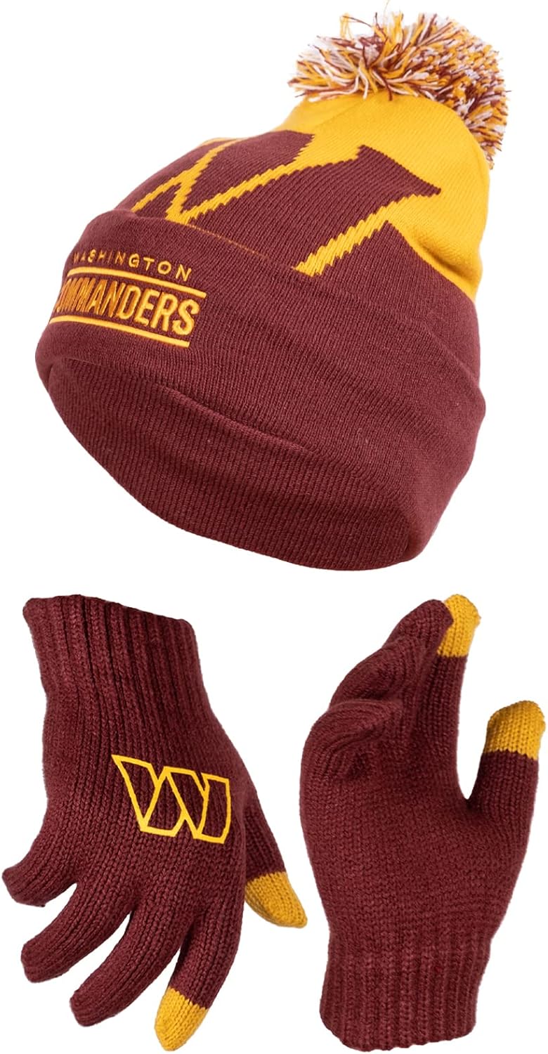 Ultra Game Youth NFL Official Super Soft Winter Beanie Knit Hat With Extra Warm...