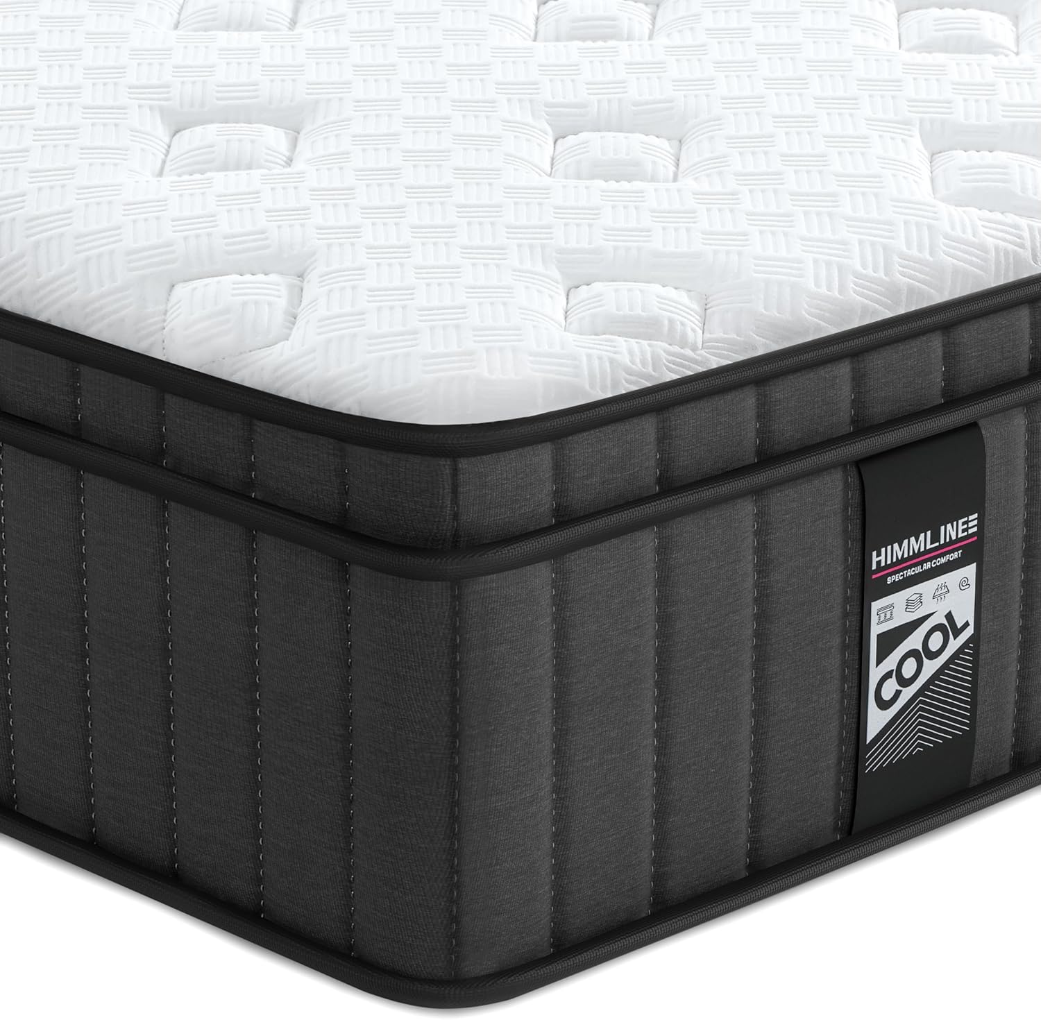Queen Mattress, 10 Inch Hybrid Mattress, Gel Memory Foam and Pocket Spring Queen...