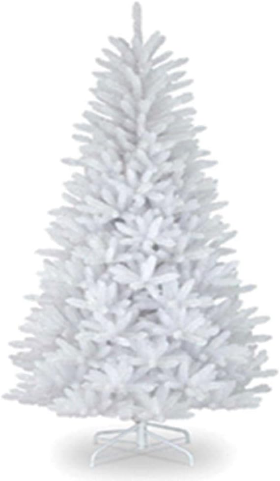 SHATCHI 6ft/1.8m Alaskan Pine White Artificial Christmas Tree Bushy 550 Tips Xma...