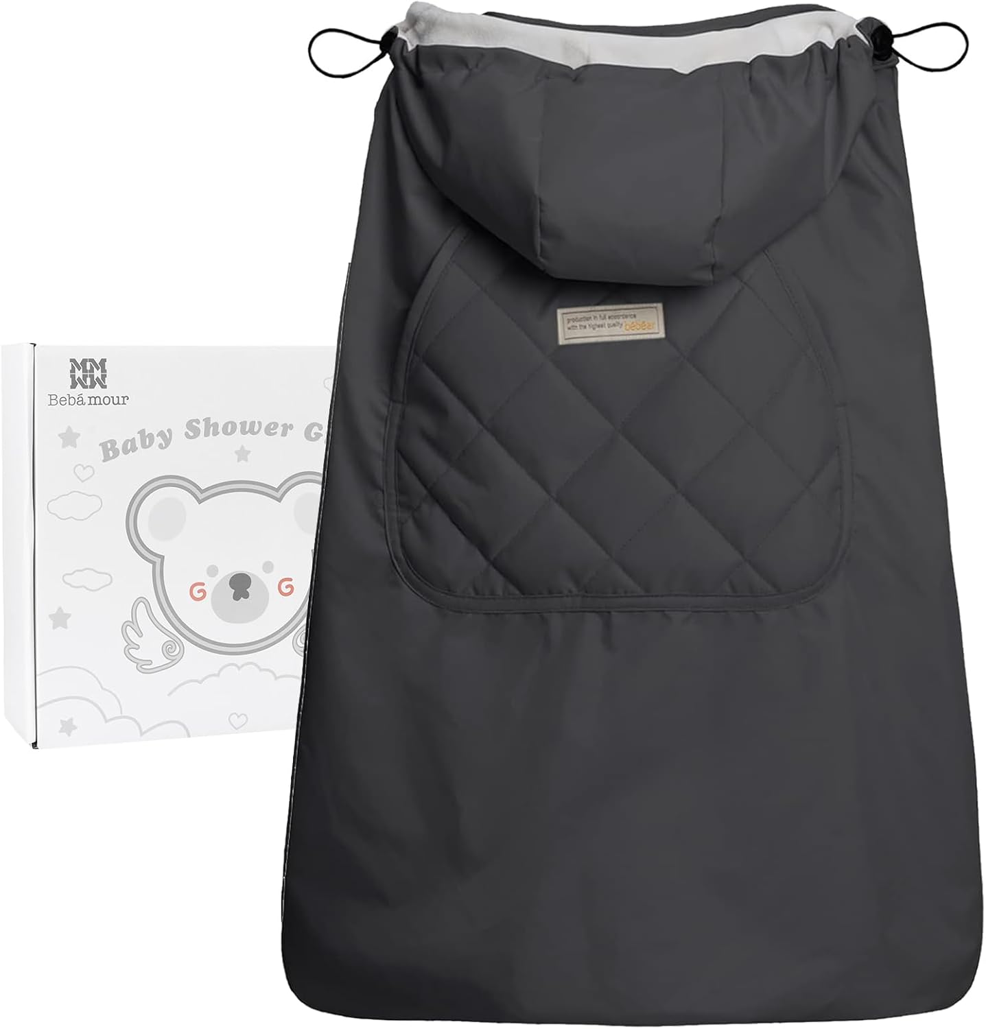 Bebear Winter Cover for Baby Carrier Warm Universal Hoodie Baby Carrier Cover fo...