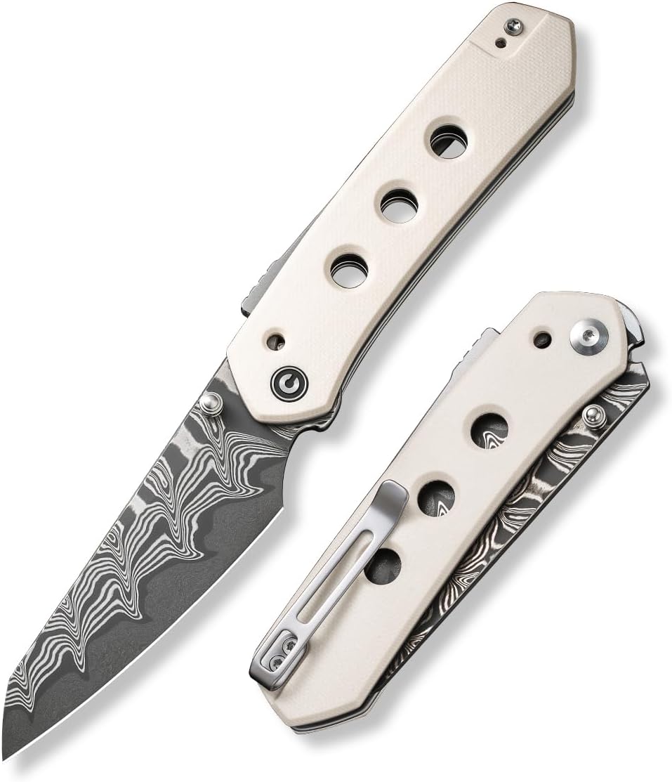 CIVIVI Vision FG Pocket Knife for EDC, Superlock Folding Knife with 3.54" Revers...