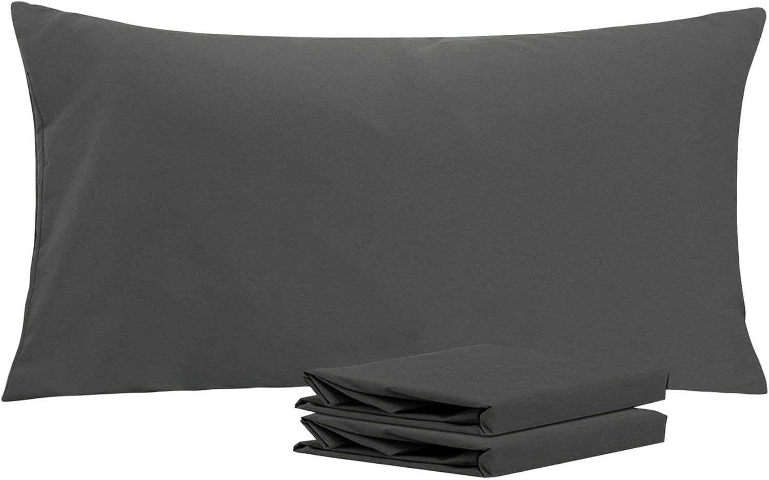 NTBAY King Pillowcase Set - 2 Pack Brushed Microfiber 20x36 Pillowcases - Soft,...