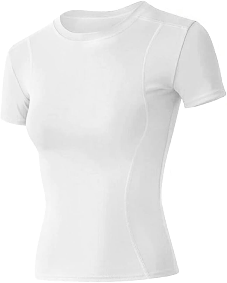 Loovoo Women Workout Shirts 1/2/3 Pack Athletic Compression Tee Dry Fit Yoga Gym...