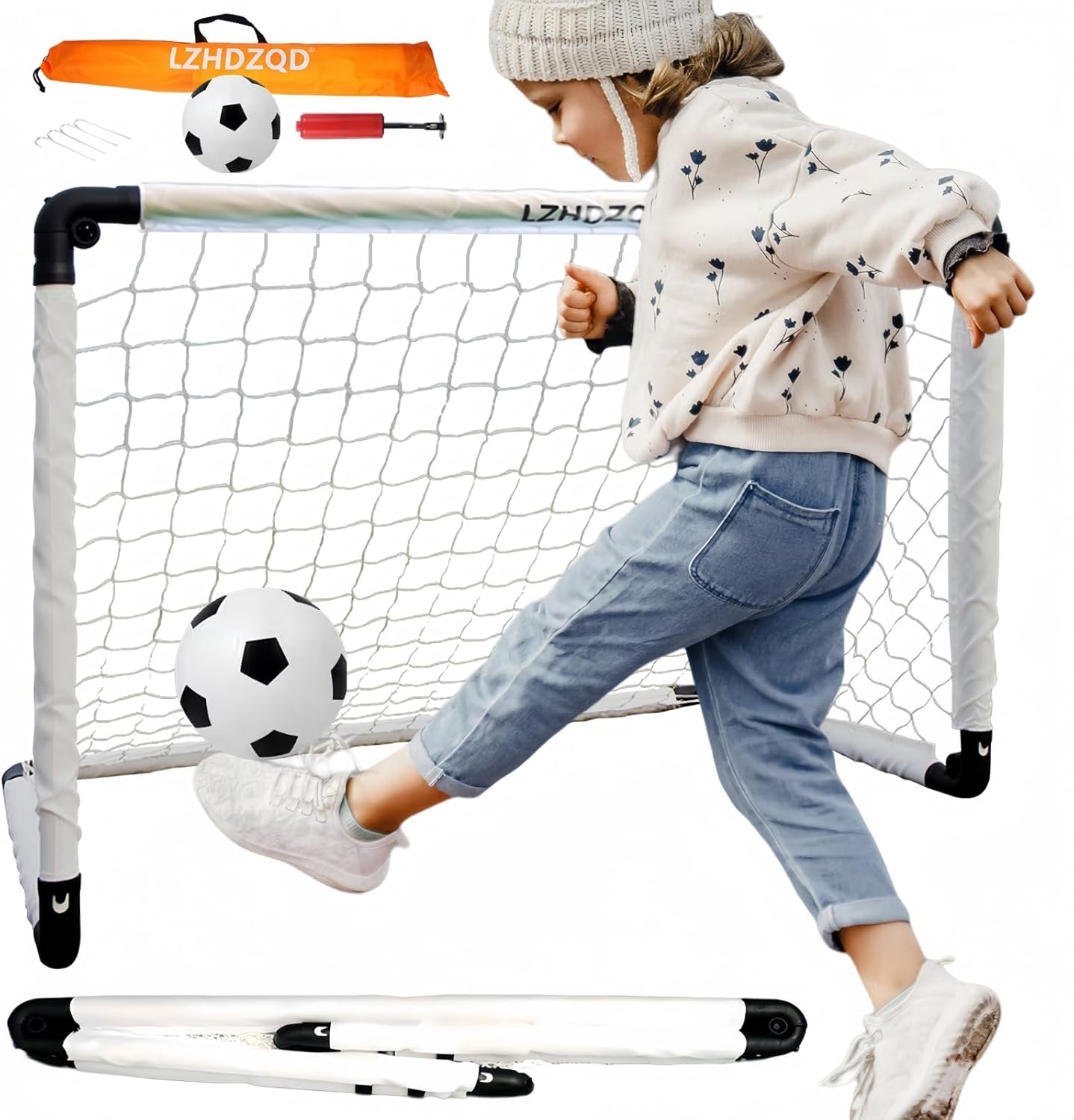 LZHDZQD Football Goal, Kids Football Goal, Goal Posts For Kids, Toddler Football...