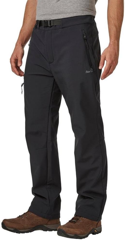 Peter Storm Men's Softshell Trousers with Microfleece Lining, 4 Zipped Pockets &...