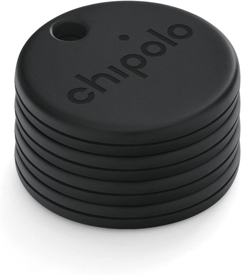 Chipolo ONE Spot - 4 Pack - Finder, Bluetooth Tracker - Works with The Apple Fin...