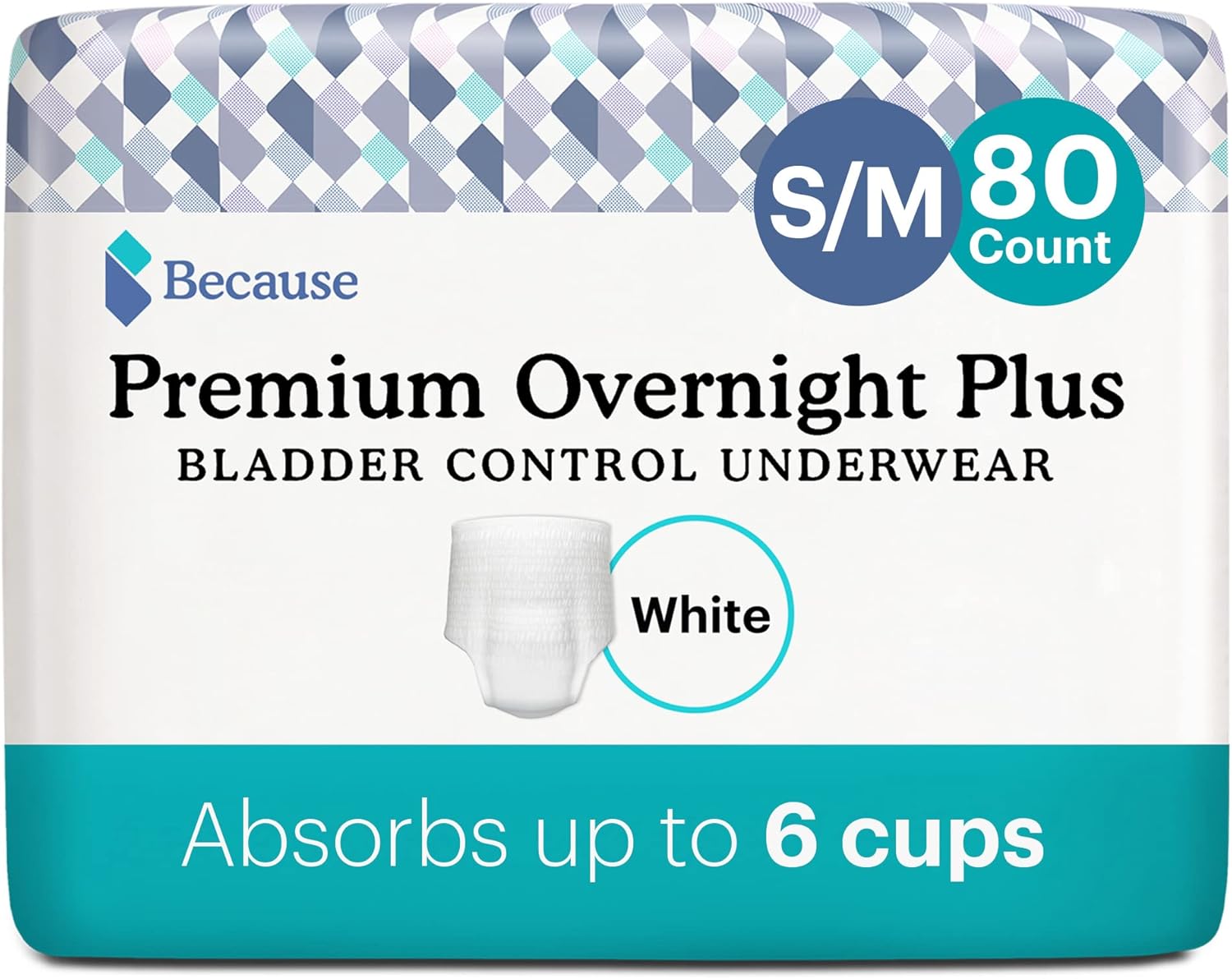 Because Overnight Absorbency Pull Ups - Adult Disposable Incontinence Underwear,...