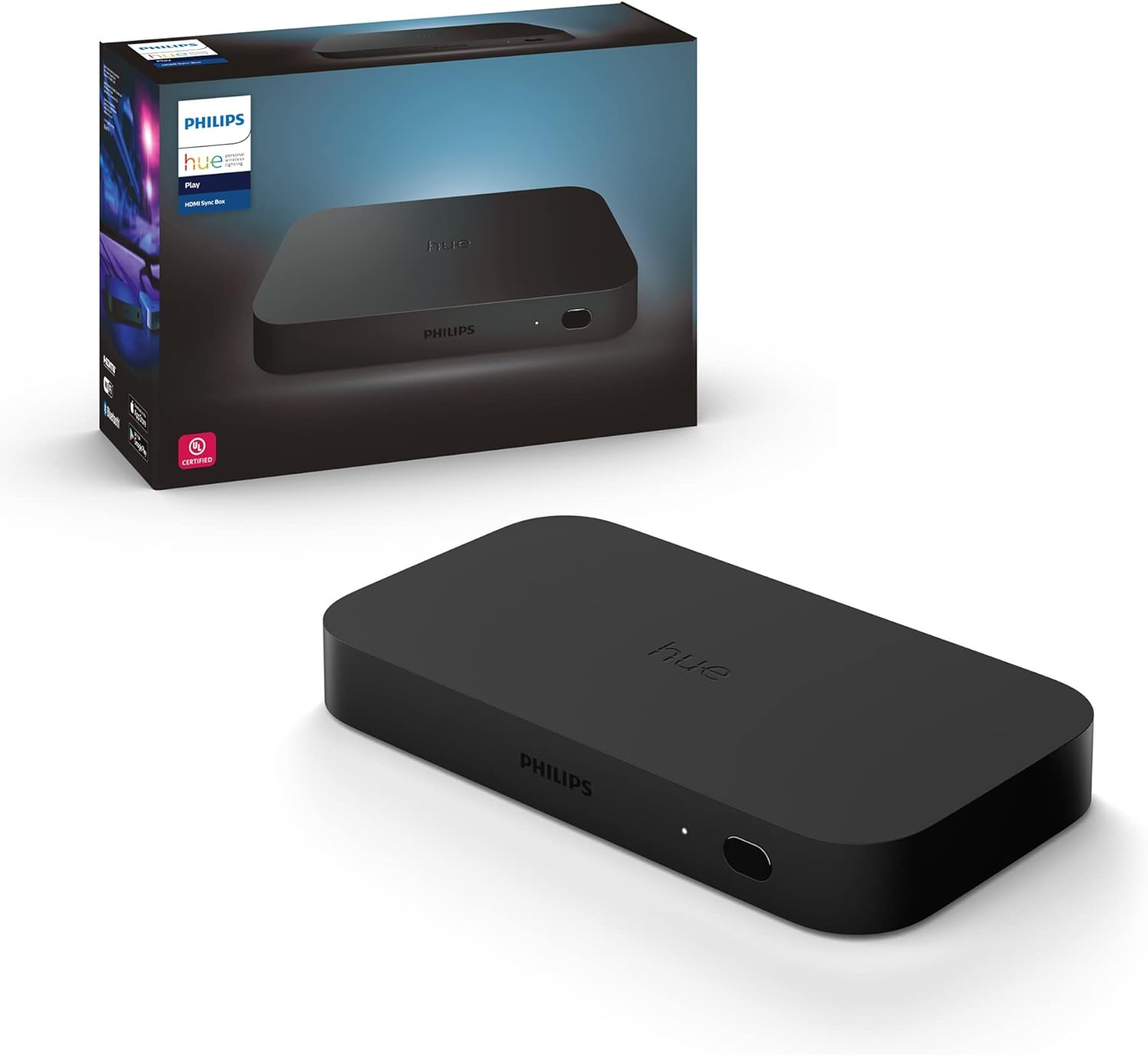 Philips Hue Play HDMI Sync Box - Requires Hue Bridge - Supports Dolby Vision, HD...