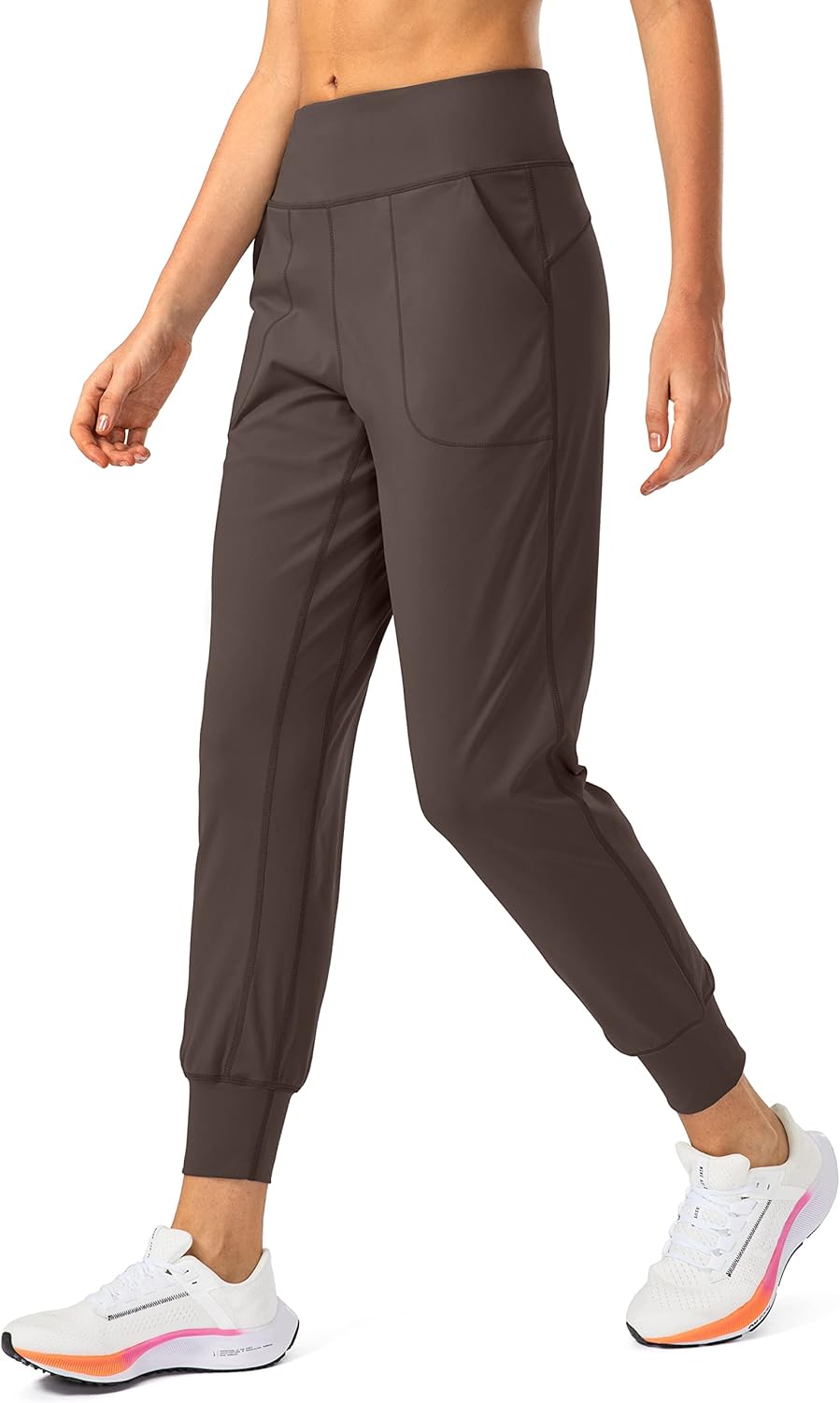 Soothfeel Women's Joggers with Zipper Pockets High Waisted Athletic Workout Yoga...
