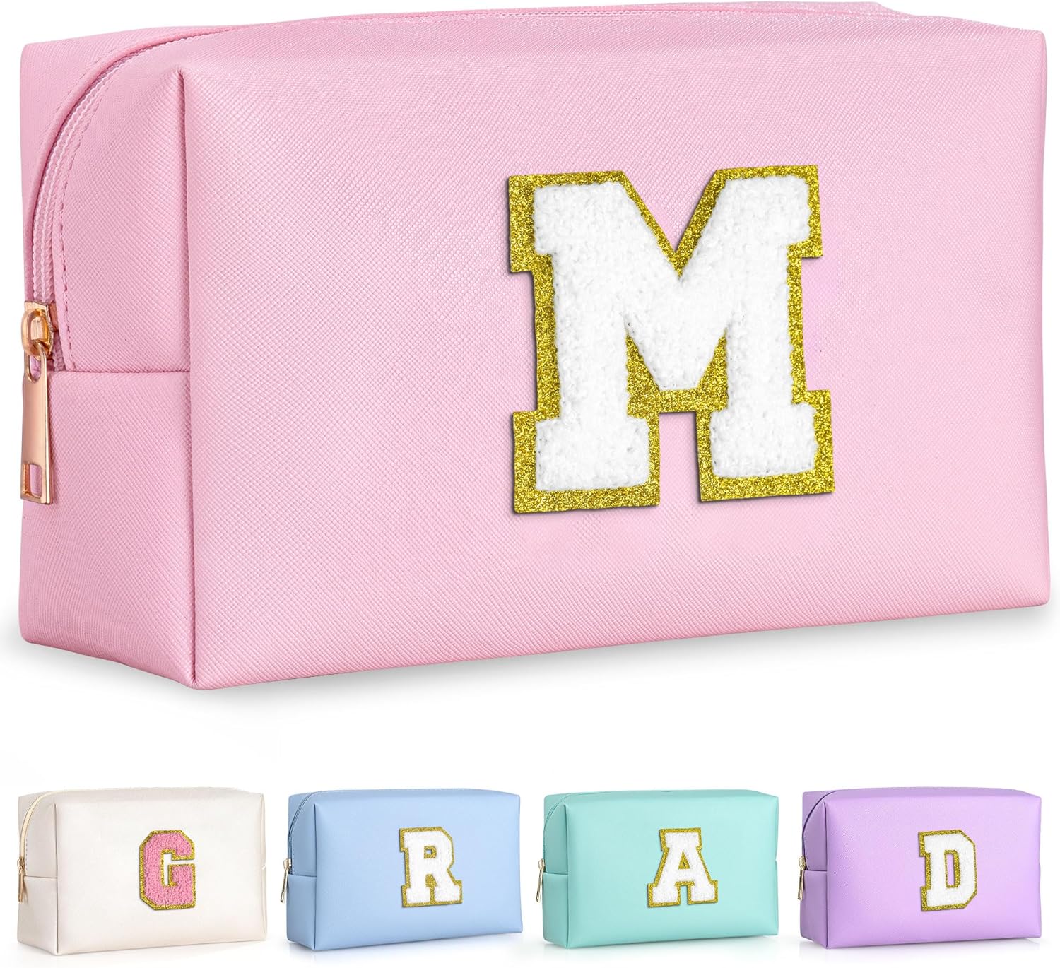 TOPEAST Christmas Gifts for Women - Preppy Makeup Bag, Personalized Christmas Gi...