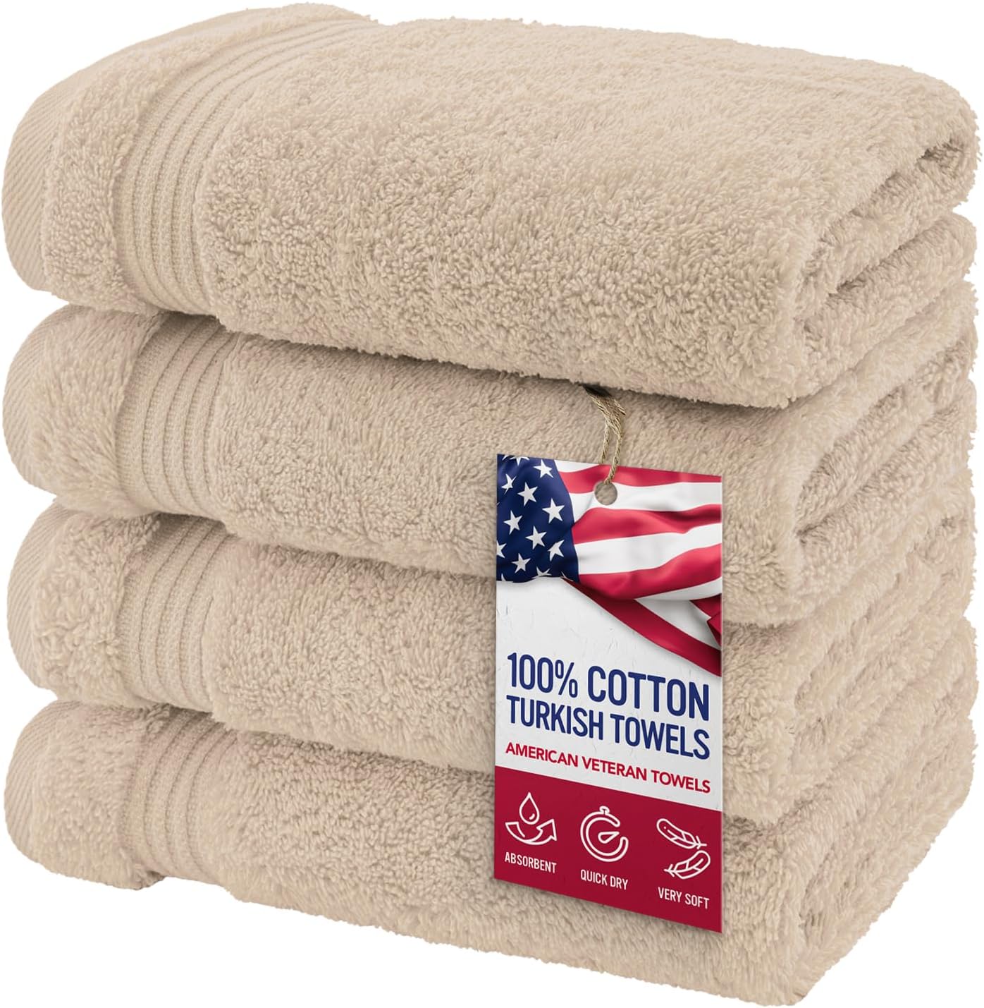 Hand Towels for Bathroom Set of 4, 100% Cotton Turkish Hand Towel Sets Clearance...