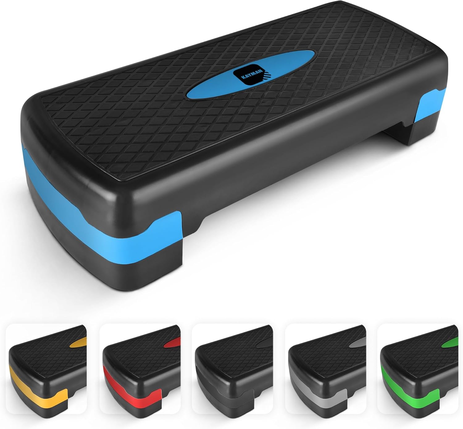 KAYMAN Exercise Steps – Fitness Stepper for Home &...