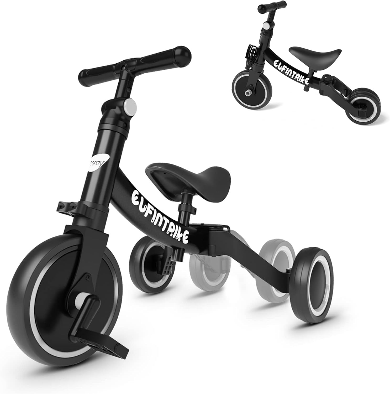 besrey 5 in 1 Toddler Bike for 1 Year to 4 Years Old Kids, Toddler Tricycle Kids...
