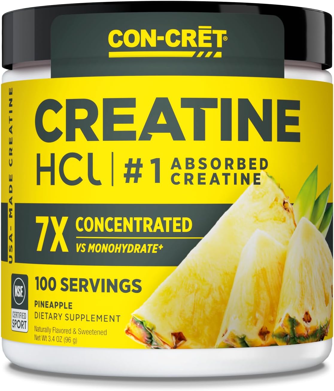 Creatine HCl Powder | Muscle, Cognitive, Cellular Energy Support | No Bloating o...