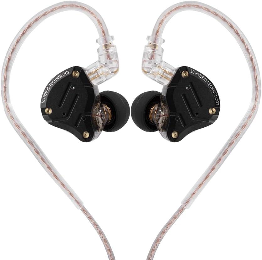 Linsoul KZ ZS10 Pro 4BA+1DD 5 Driver In-Ear HiFi Metal Earphones with Stainless...
