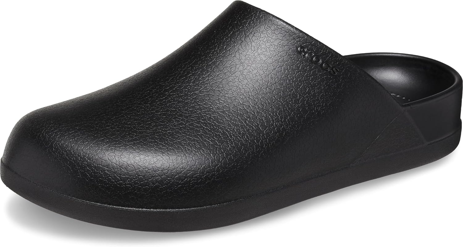 Crocs Unisex-Adult Dylan Clogs 12 Women/10 Men Black