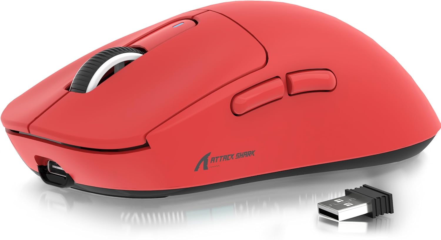 ATTACK SHARK X3 49g SUPERLIGHT Mouse, PixArt PAW3395 Gaming Sensor, BT/2.4G Wire...