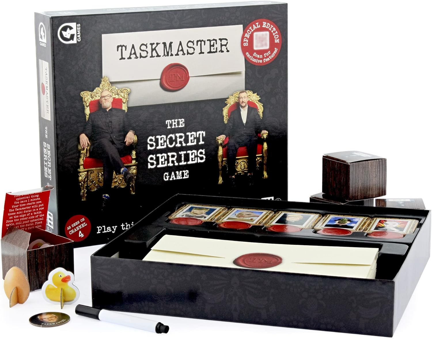 Ginger Fox Taskmaster Secret Series Board Game | Special Edition | Ultimate Fami...