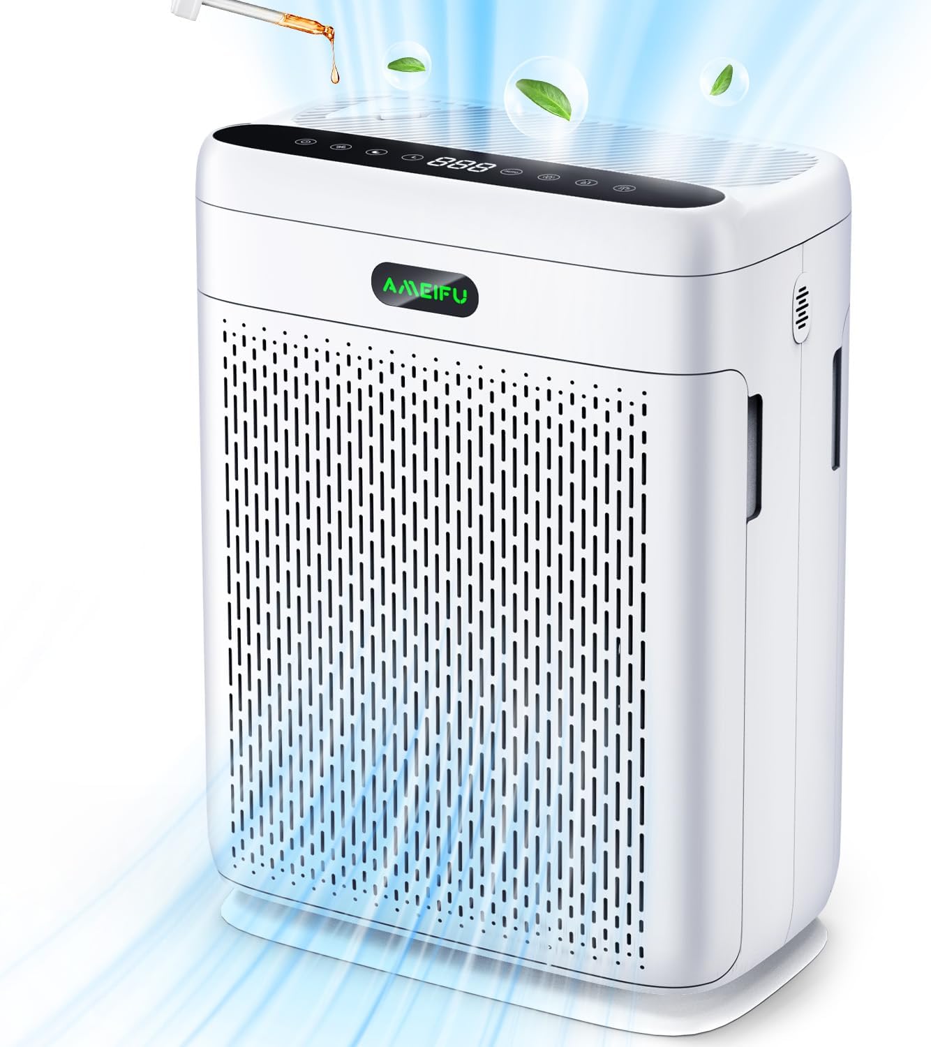 Air Purifiers for Home Large Room Up to 2200 Sq Ft, H13 Hepa Double-Sided Air Fi...