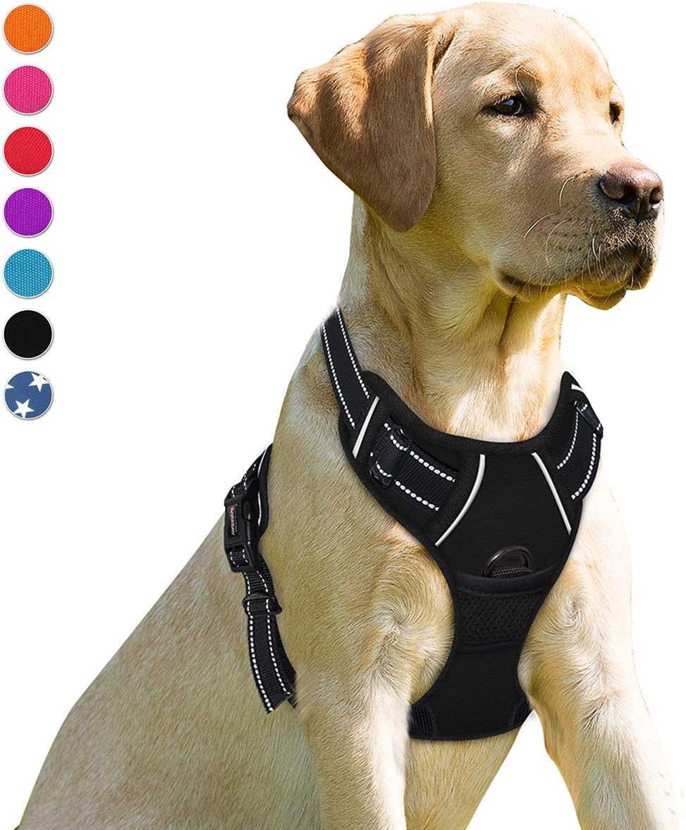 BARKBAY No Pull Dog Harness Front Clip Heavy Duty Reflective Easy Control Handle...