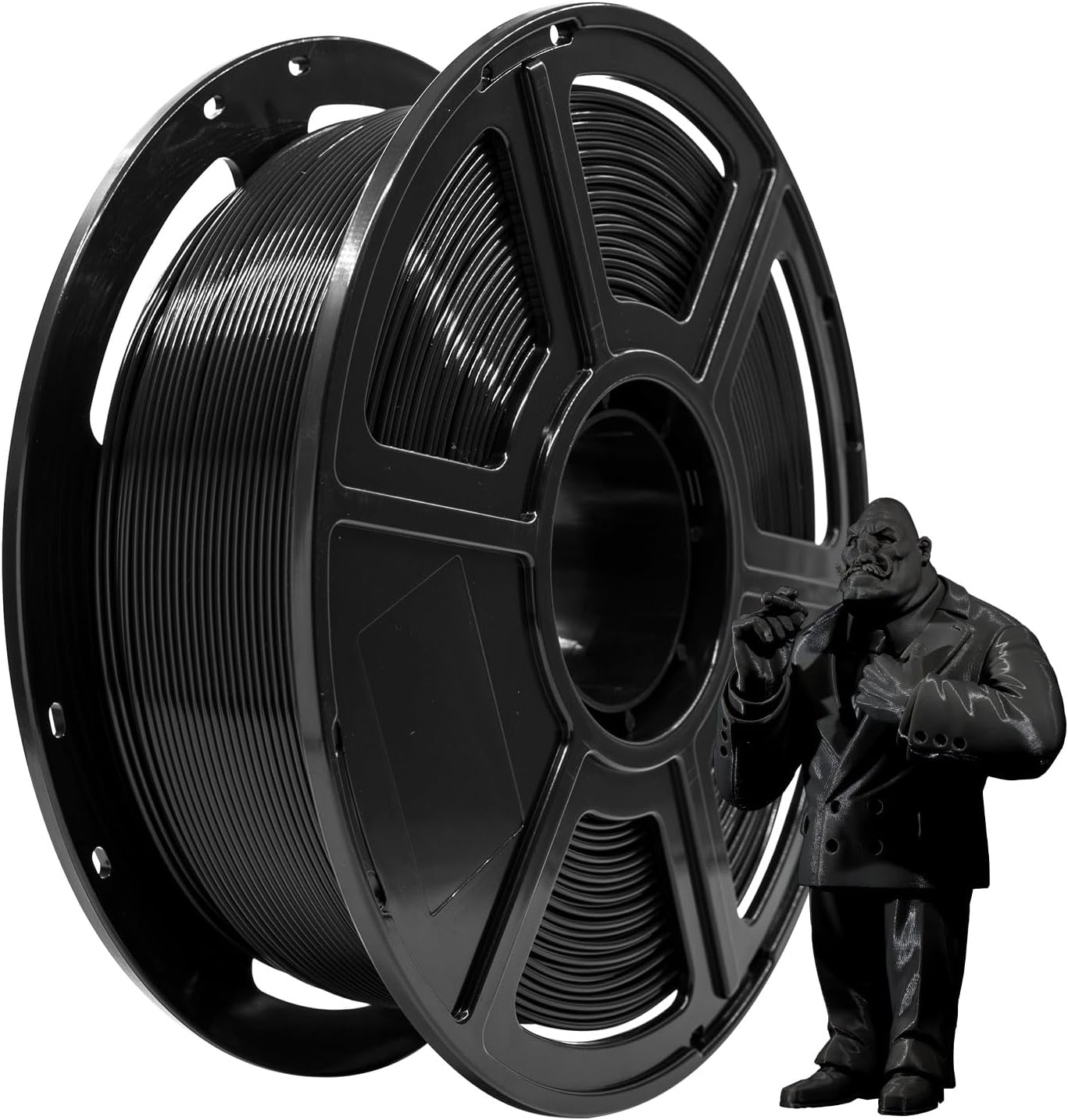 FLASHFORGE PLA Filament 1.75mm, 3D Printer Filament 1kg (2.2lbs) Spool, Dimensio...