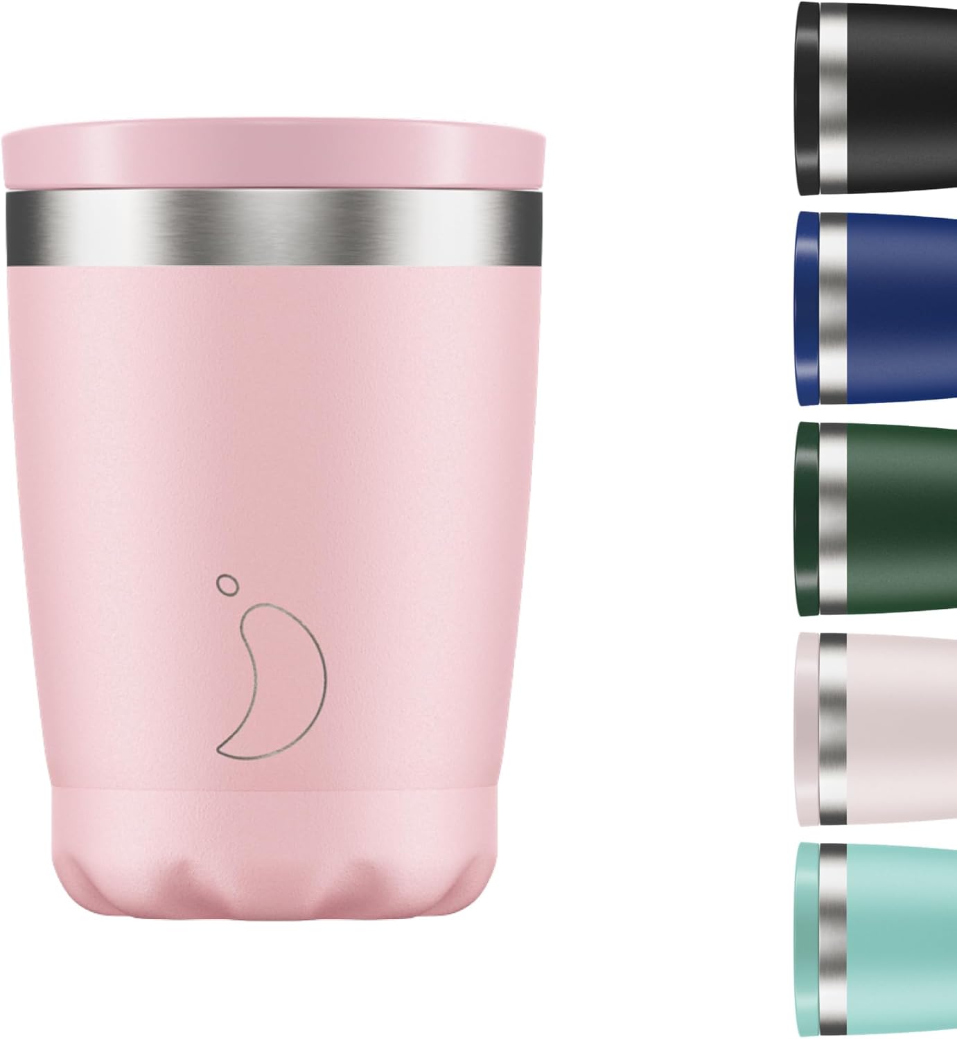 Chilly's Original Coffee Cup - Thermal Travel Mug for Cold & Hot Drinks - Reusab...