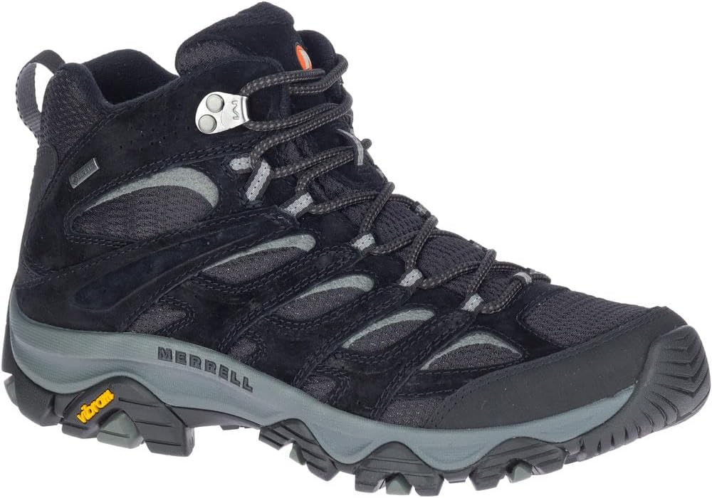 Merrell Men's Moab 3 Mid GTX Hiking Shoe 10 UK Black Grey