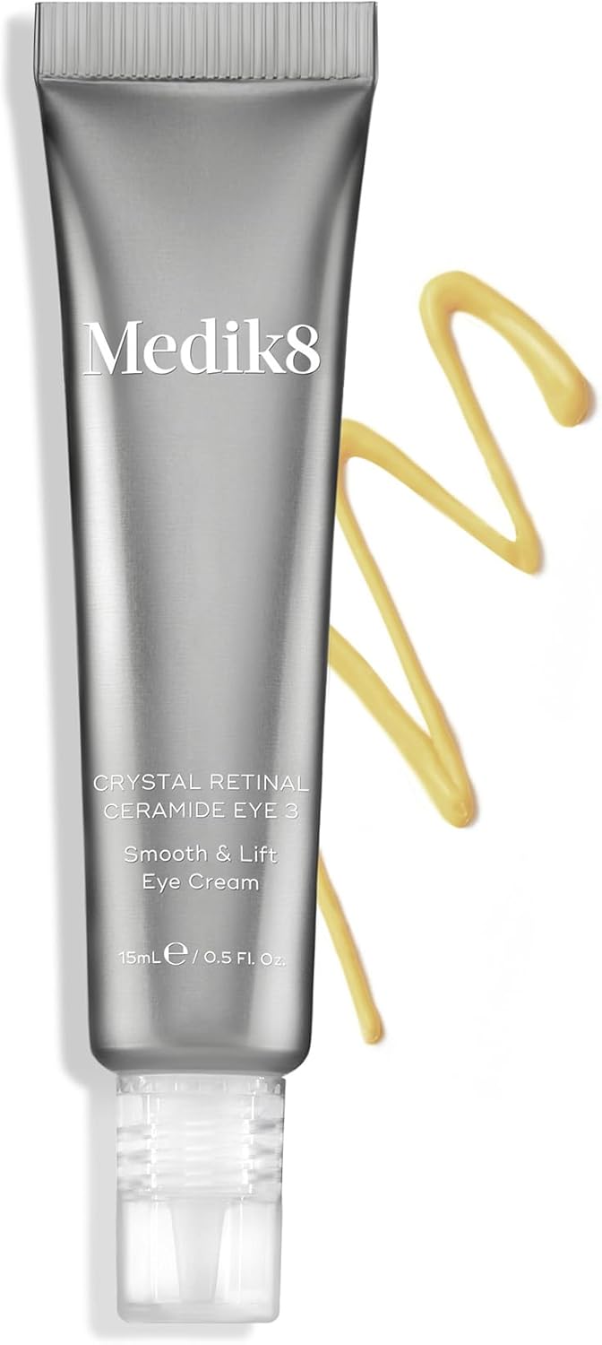 Medik8 Crystal Retinal Ceramide 3 Eye Cream - Anti Ageing & Anti Wrinkle - Smoot...
