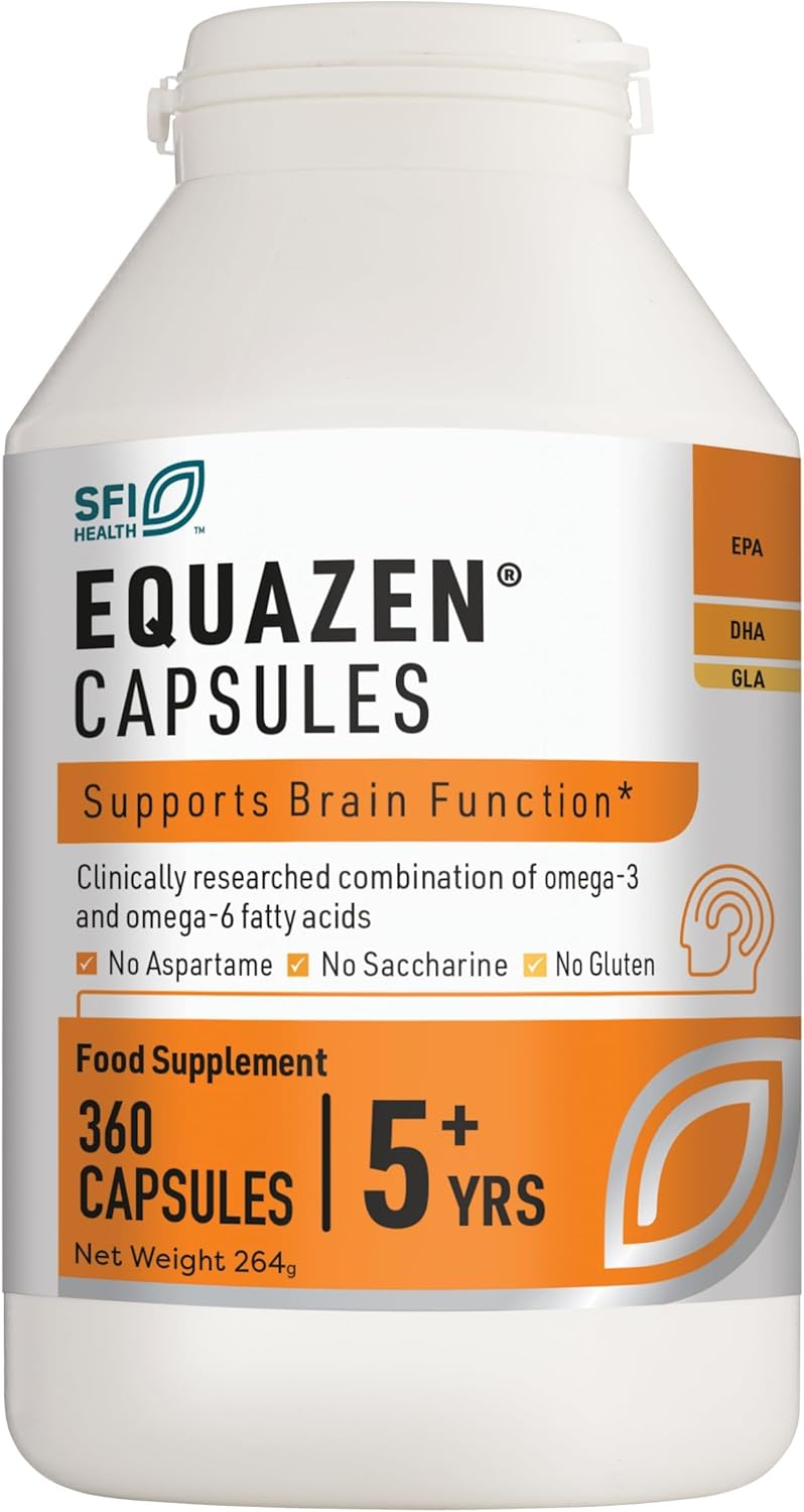 EQUAZEN Family Capsules | Omega 3 & 6 Fish Oil Supplement | Supports Brain Funct...