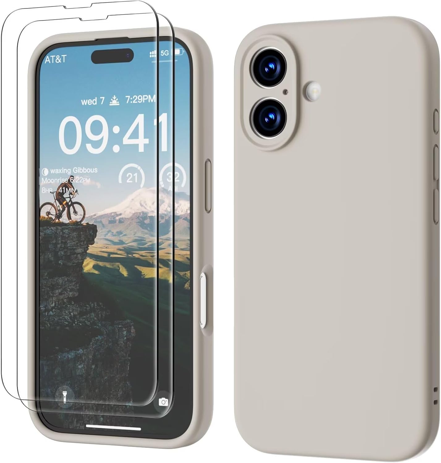 GOODVISH 3 IN 1 for iPhone 16 Case 6.1 inch, Upgraded Camera Protection, 2X HD S...