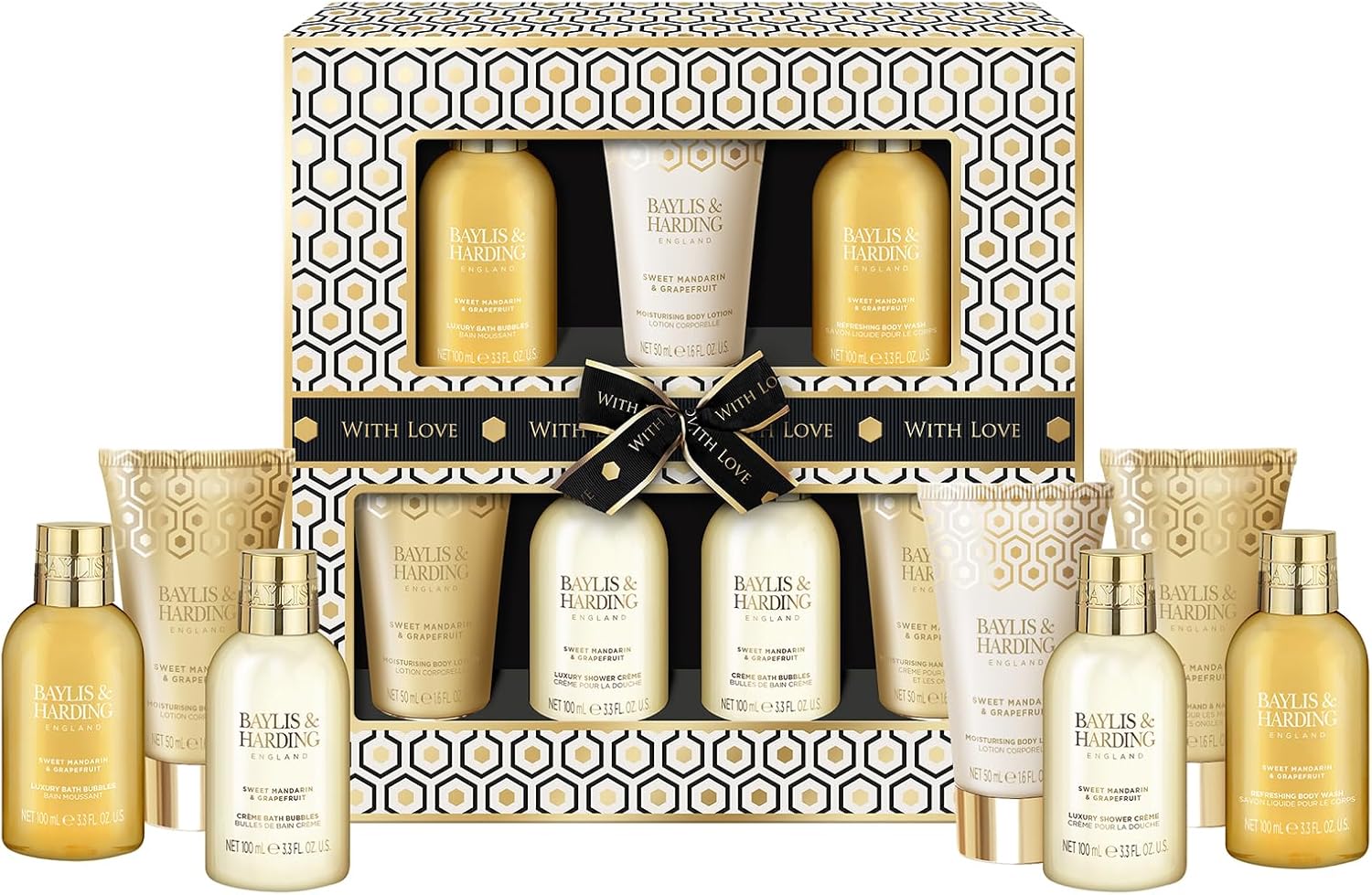 Baylis & Harding Sweet Mandarin & Grapefruit Ultimate Body Care Gift Set - Vegan...