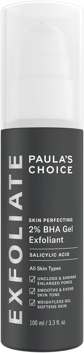 Paula's Choice SKIN PERFECTING 2% BHA Gel Exfoliant - Targets Blackheads & Enlar...