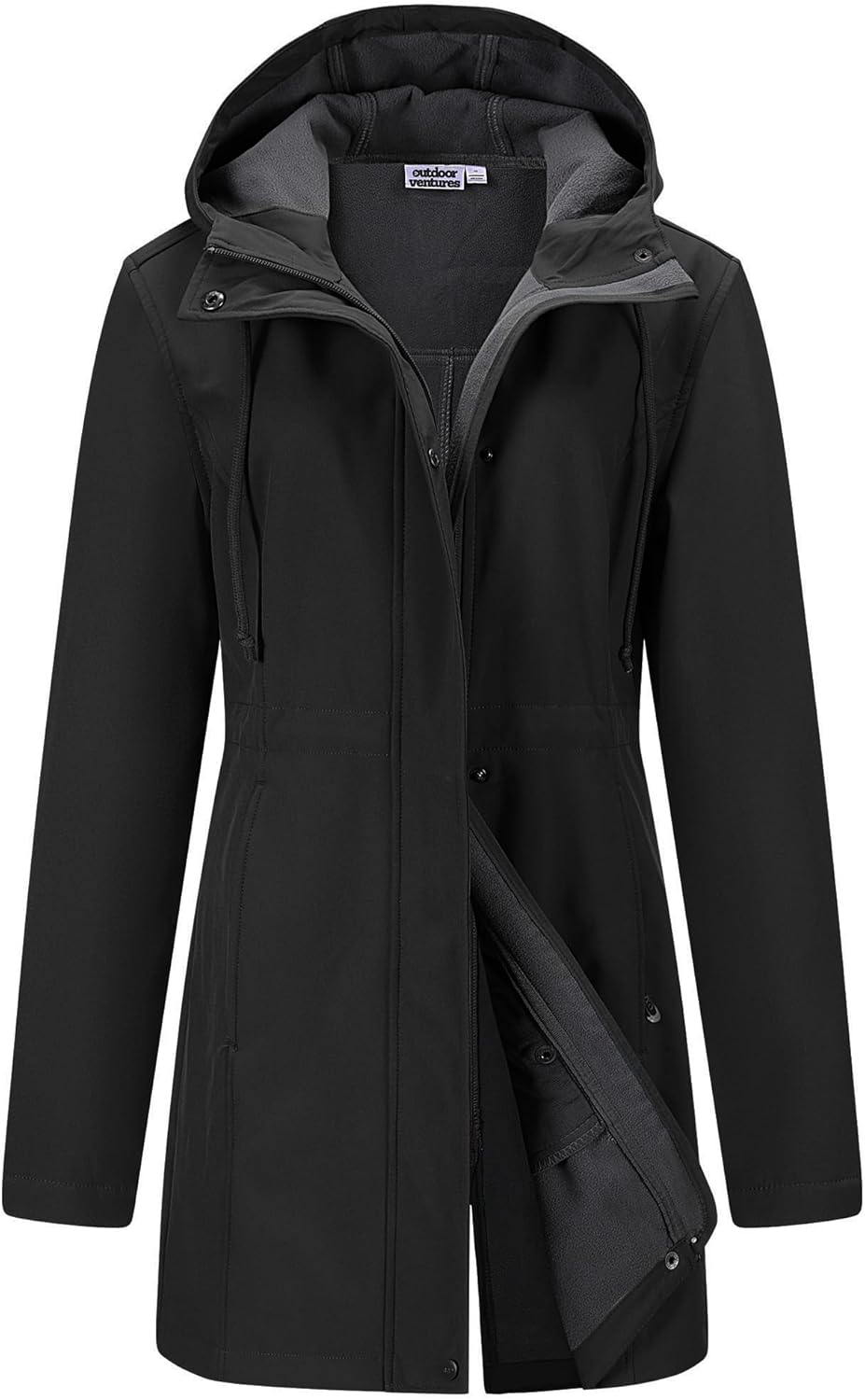 Outdoor Ventures Softshell Jacket Ladies Rain Jacket Functional Rain Coat Windbr...