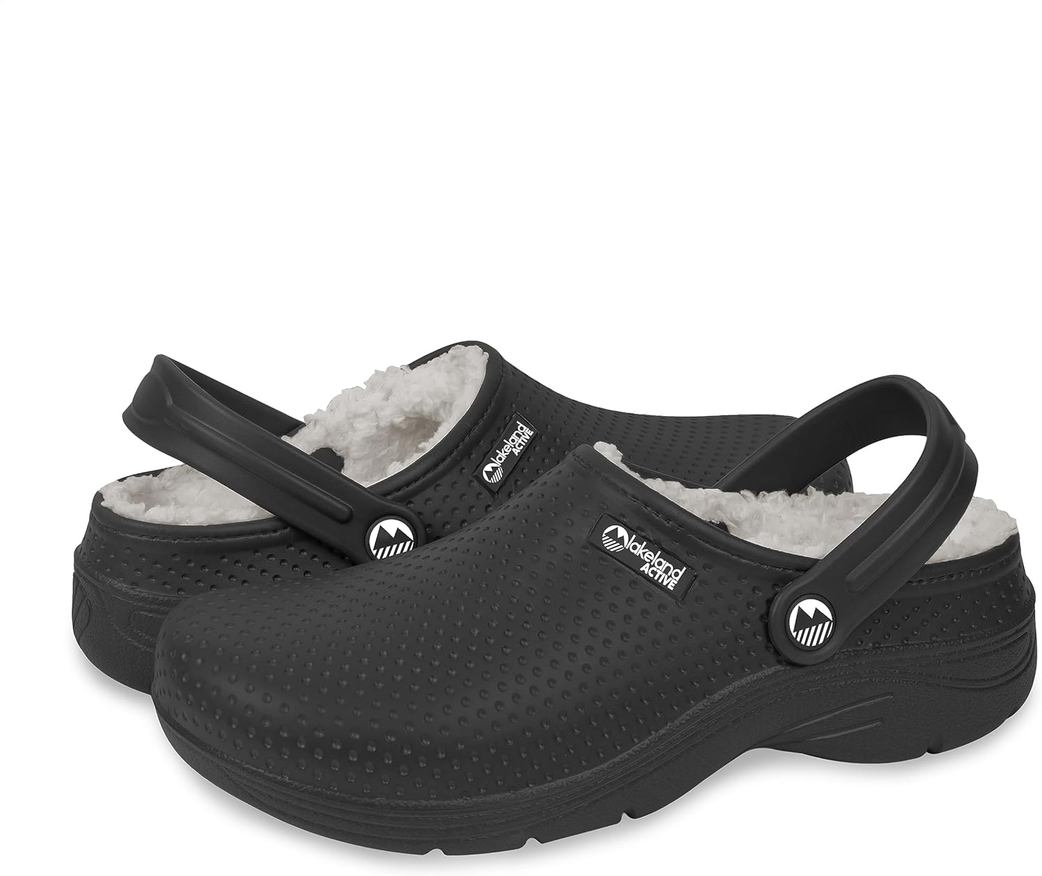 Lakeland Active Women's Fleece-Lined Dockray Clogs 5 UK Black