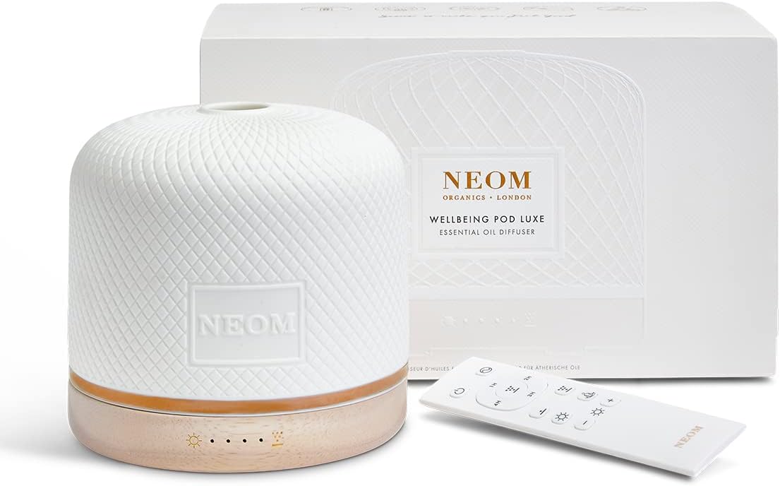 NEOM – Wellbeing Pod Luxe | Premium Ultrasonic Essential Oil Diffuser | Ceramic...