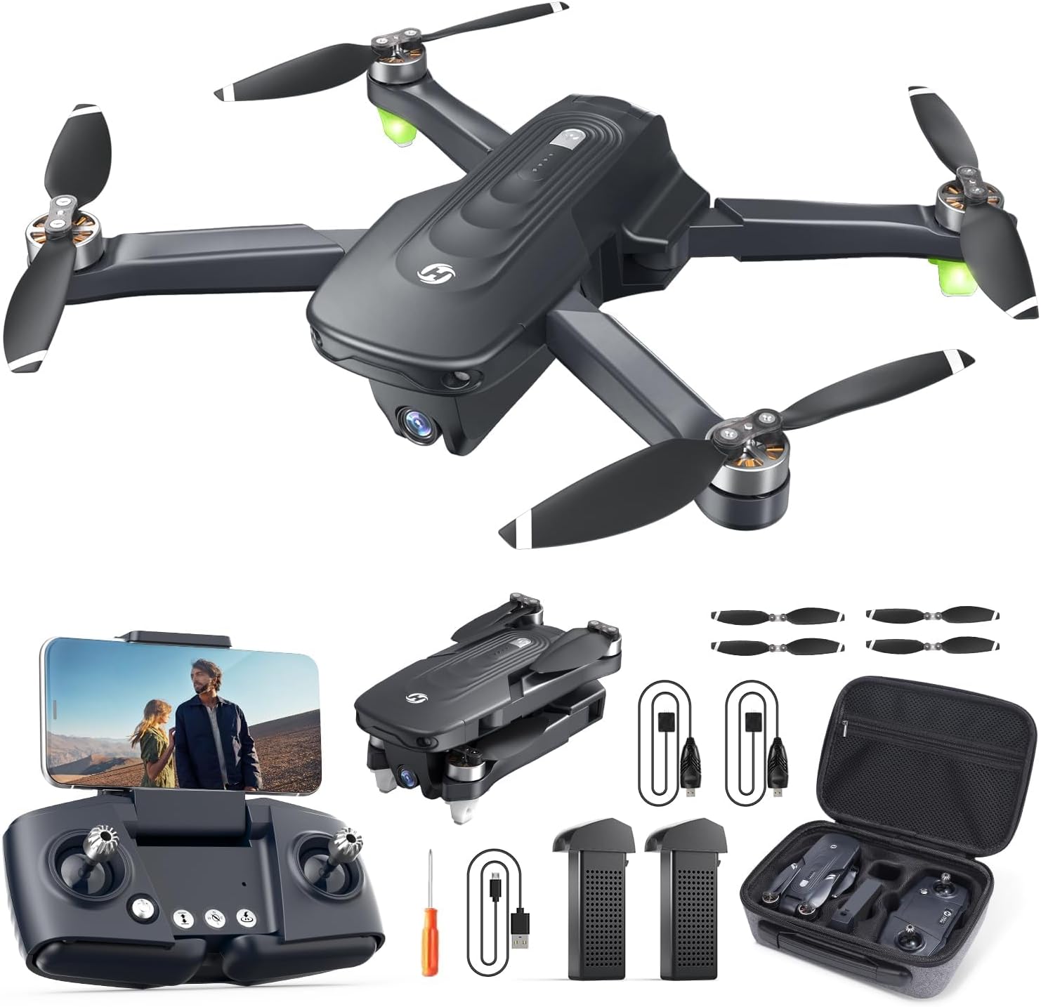 Holy Stone GPS Drone with 4K Camera for Adults, HS175D RC Quadcopter with Auto R...