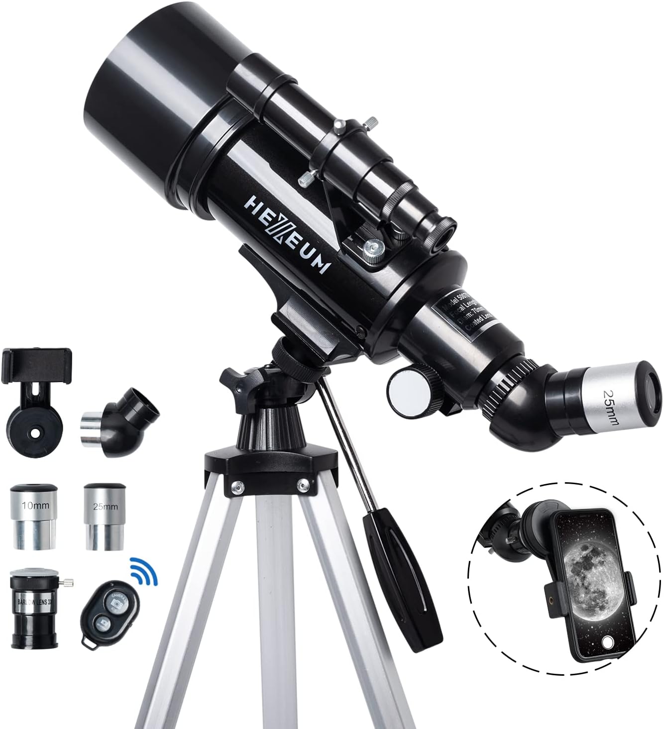 Telescope 70mm Aperture 500mm - for Kids & Adults...