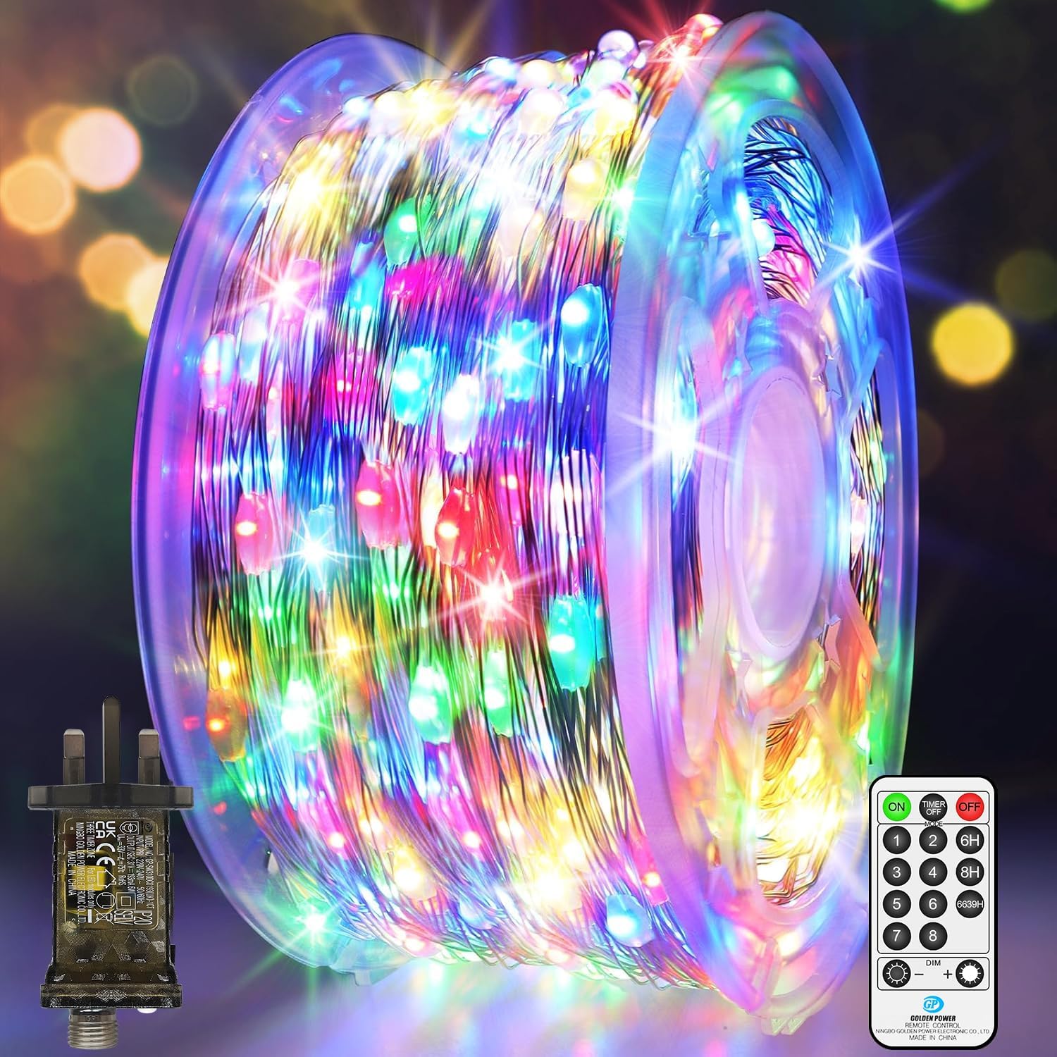 270 FT 800 LED Fairy Lights Plug in Christmas Lights Outdoor Decorations Waterpr...
