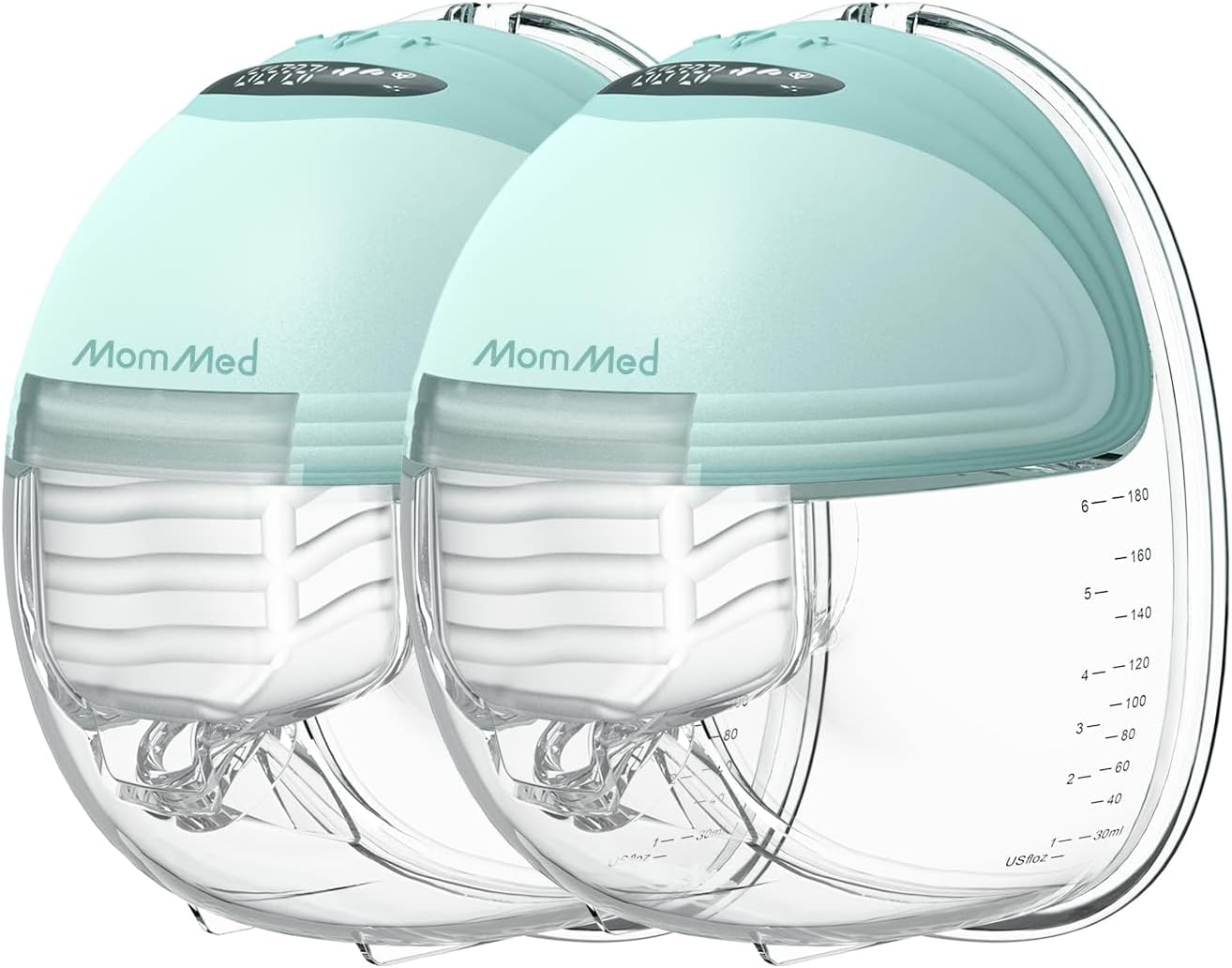MomMed S21 Wearable Breast Pump - Smart Display, Leak-Proof Design, Hands-Free D...