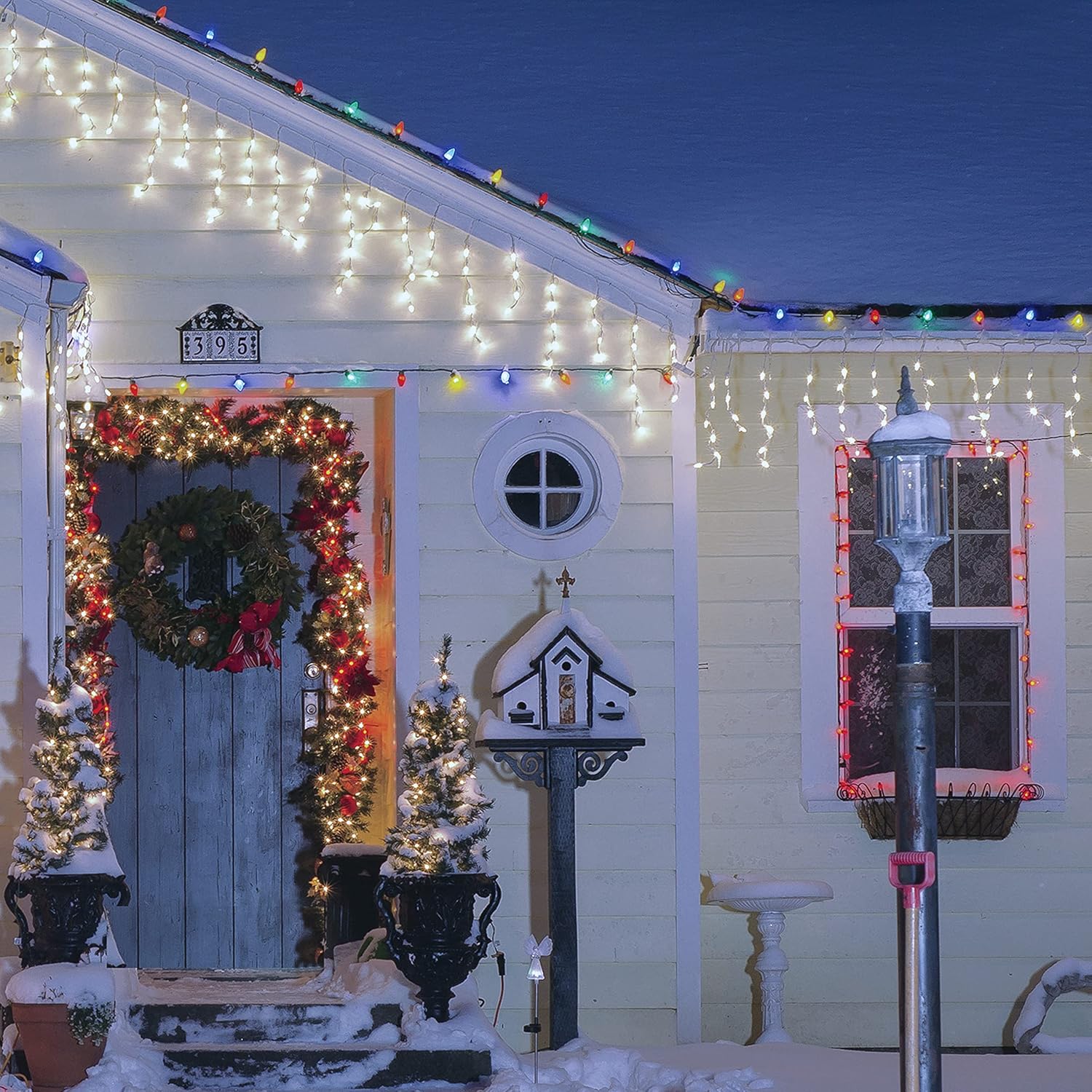 The Christmas Workshop 77520 480 Icicle LED Outdoor Christmas Lights / 11.5 Metr...