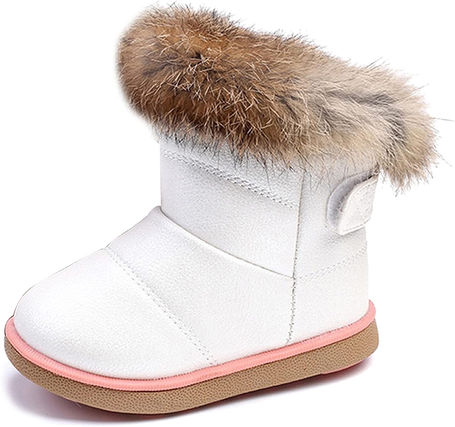 KVbabby Toddler boots Kids Snow Boots Girl's Warm Winter Boots Waterproof Boot P...