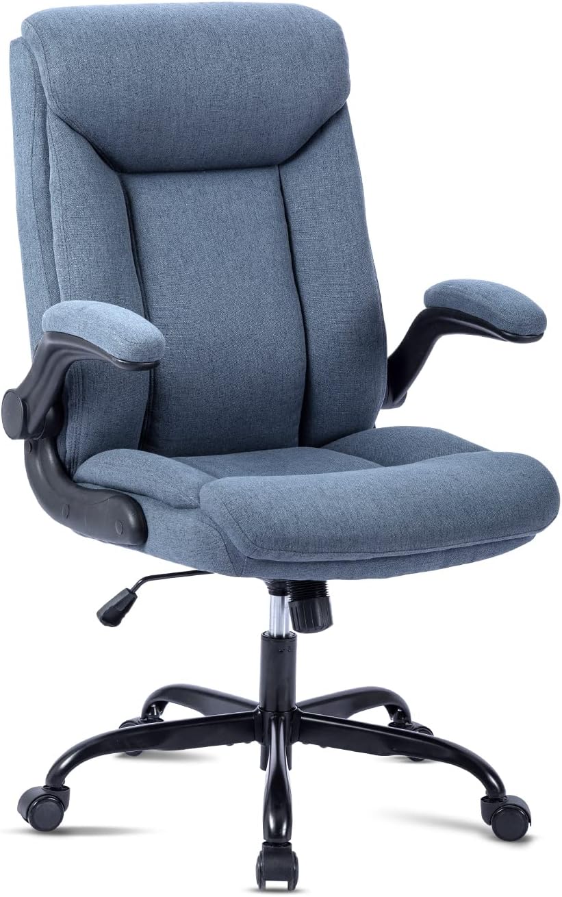 MZLEE Executive Office Chair, Ergonomic Computer Desk Chair Swivel Work Chair wi...